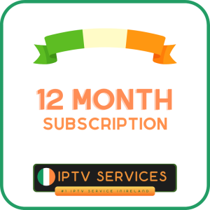 12 Month IPTV Subscription Ireland